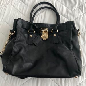 Michael Kors Black Hamilton Handbag